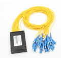 1X32 Single Mode Fibra Óptica PLC Splitter com cassete de ABS